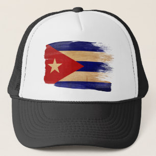 Boné Chapéu do camionista da bandeira de Cuba