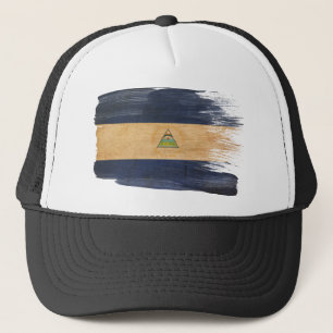 Boné Chapéu do camionista da bandeira de Nicarágua