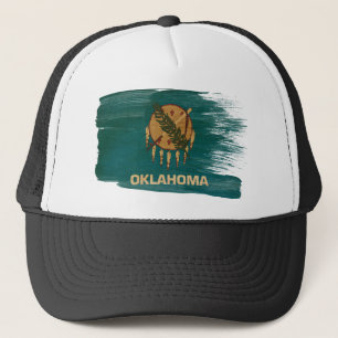 Boné Chapéu do camionista da bandeira de Oklahoma