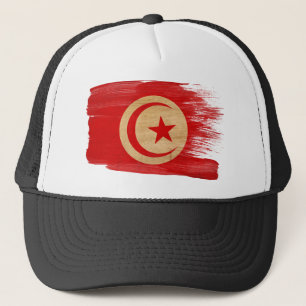 Boné Chapéu do camionista da bandeira de Tunísia
