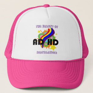 Boné Chapéu do camionista da distracção de ADHD
