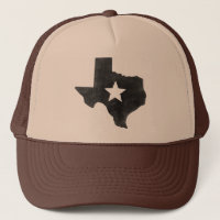 Chapéu do camionista da estrela de Texas