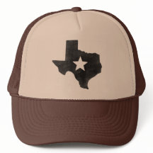Chapéu do camionista da estrela de Texas