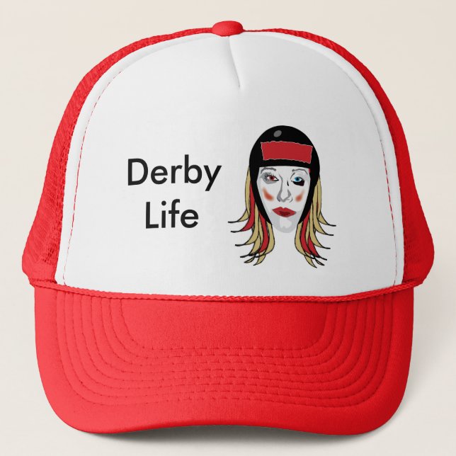 Boné Chapéu do camionista da vida de Derby (Frente)