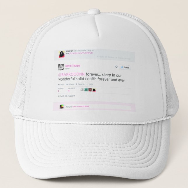 Boné Chapéu do camionista de Bakkoon (Frente)