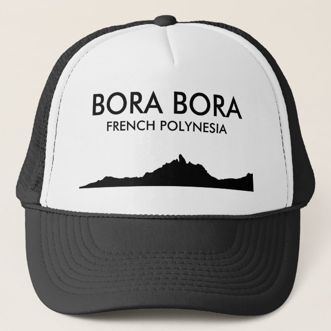 Boné Chapéu do camionista de Bora Bora (Frente)