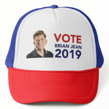 Chapéu do camionista de Brian Jean do voto