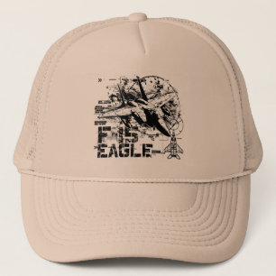 Boné Chapéu do camionista de F-15 Eagle