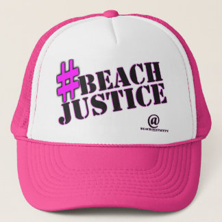 Boné Chapéu do camionista de Girl'ish do #BEACHJUSTICE