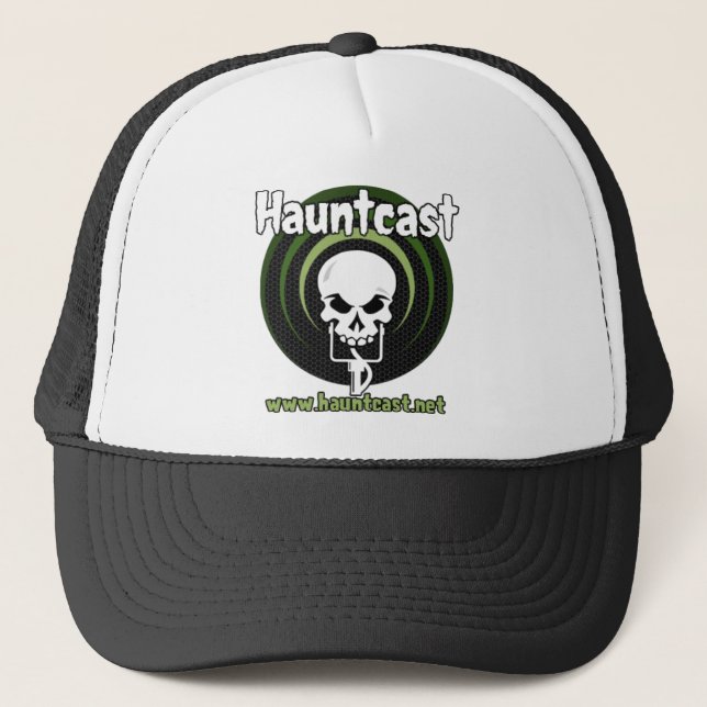 Boné Chapéu do camionista de Hauntcast (Frente)