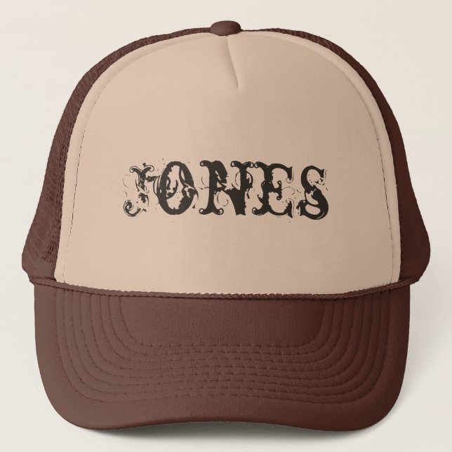 Boné Chapéu do camionista de Jones (Frente)