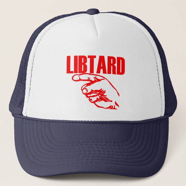 Boné Chapéu do camionista de Libtard (Frente)