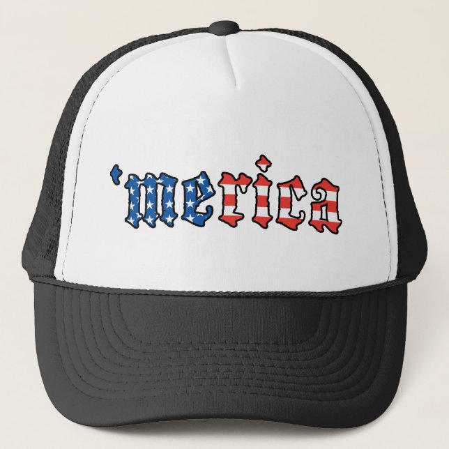 Boné Chapéu do camionista de Merica (Frente)