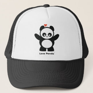 Boné Chapéu do camionista de Panda® do amor