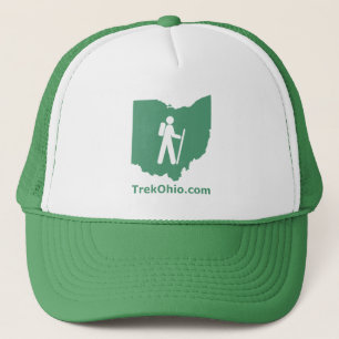 Boné Chapéu do camionista de TrekOhio, verde