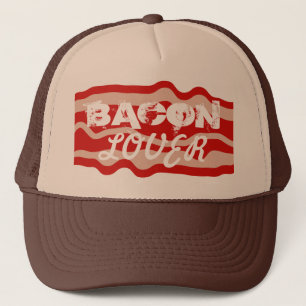 Boné Chapéu do camionista do amante do bacon