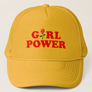 Boné Chapéu do camionista do amarelo do poder da menin