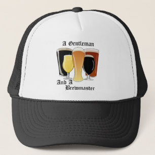 Boné Chapéu do camionista do brewmaster do cavalheiro