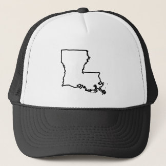Boné Chapéu do camionista do estado de Louisiana