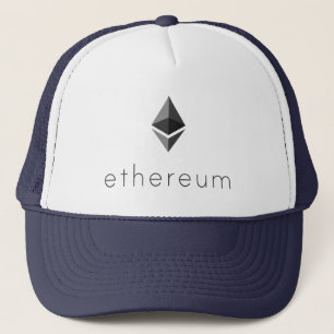 Boné Chapéu do camionista do logotipo de Ethereum