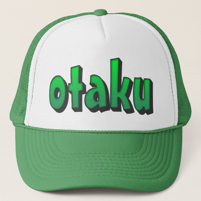 Boné chapéu do camionista do otaku (Frente)