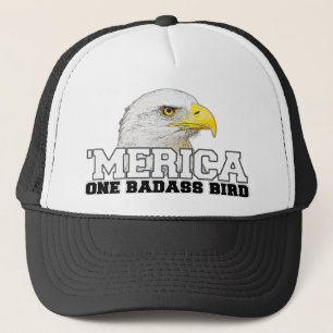 Boné 'Chapéu do camionista do pássaro de MERICA um