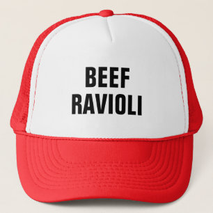 Boné Chapéu do camionista do Ravioli da carne