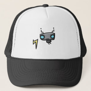 Boné Chapéu do camionista do robô dos Doodles