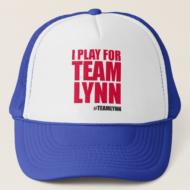Boné Chapéu do camionista do #TeamLynn (Frente)