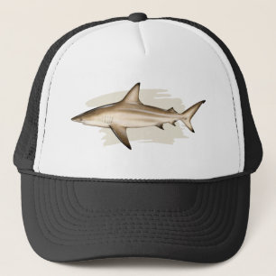 Boné Chapéu do camionista do tubarão de Blacktip