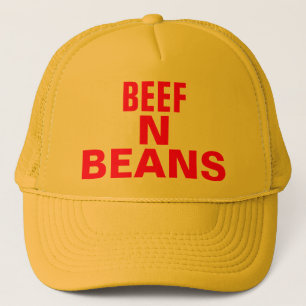 Boné Chapéu do camionista dos feijões da carne N