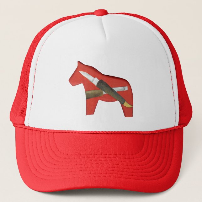 Boné Chapéu do Cavalo Vermelho Carver (Frente)