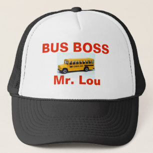 Boné CHAPÉU do CHEFE Mr.Lou do ÔNIBUS