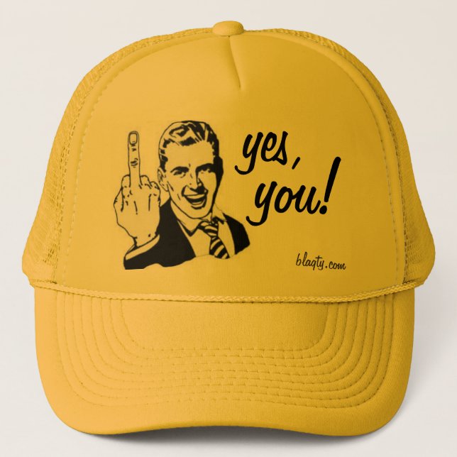 Boné Chapéu do dedo médio (Frente)