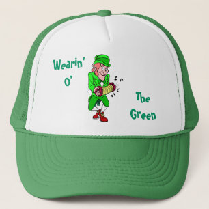 Boné Chapéu do Dia de São Patrício do Leprechaun 'Weari
