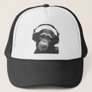 Boné Chapéu do DJ do macaco