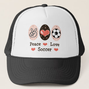 Boné Chapéu do futebol do amor da paz