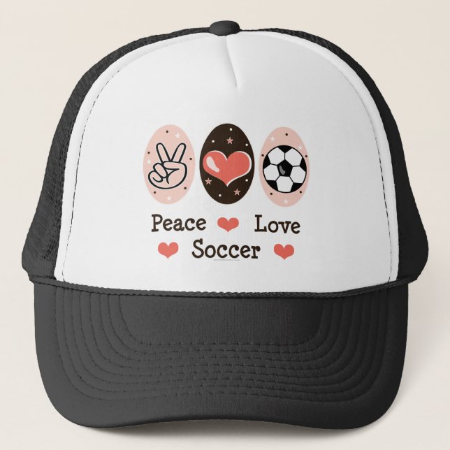 Boné Chapéu do futebol do amor da paz (Frente)