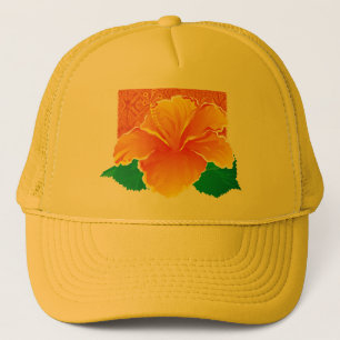 Boné Chapéu do hibiscus do Tapa