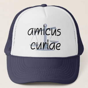 Boné Chapéu do juiz das cúrias de Amicus