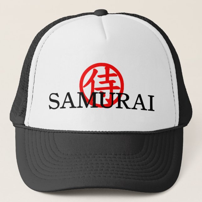 Boné Chapéu do Kanji do samurai (Frente)