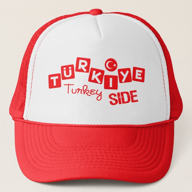 Boné chapéu do lado da turquia (Frente)