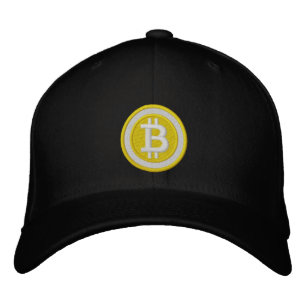 Boné Chapéu do logotipo de Bitcoin