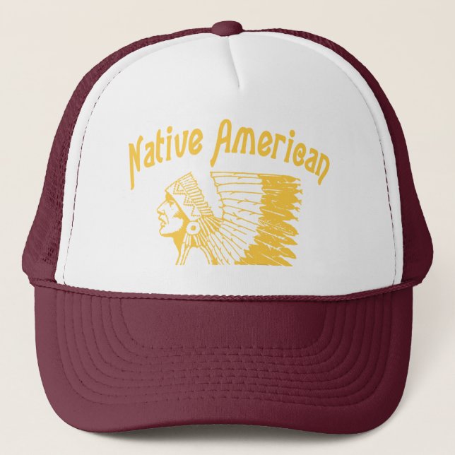 Boné Chapéu do nativo americano (Frente)