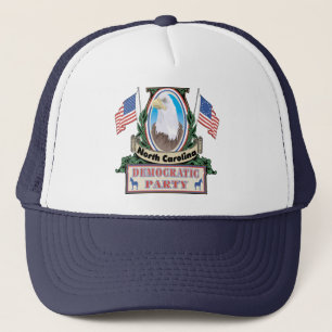 Boné Chapéu do partido de North Carolina Democrata
