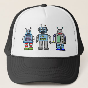 Boné chapéu do robô