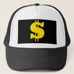 Boné Chapéu do sinal de dólar