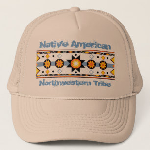 Boné Chapéu do teste padrão de Sun do nativo american