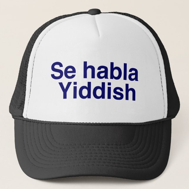 Boné Chapéu do Yiddish do habla do SE (Frente)