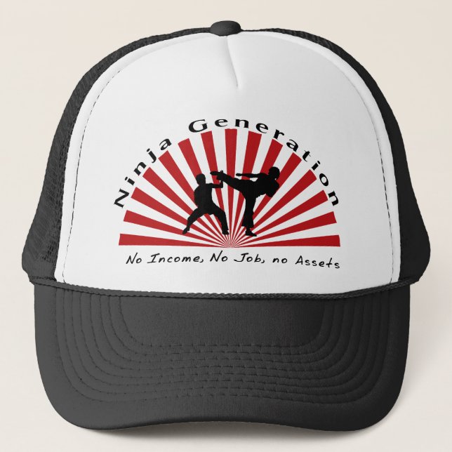 Boné Chapéu dos camionistas da geração de Ninja (Frente)